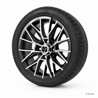 Empire 14x7 Diablo D3B Wheel & X Comp H/T Tire Package