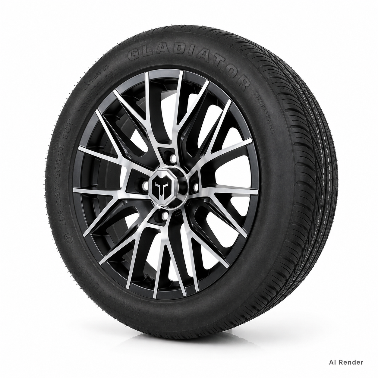 Empire 14x7 Diablo D3B Wheel & X Comp H/T Tire Package