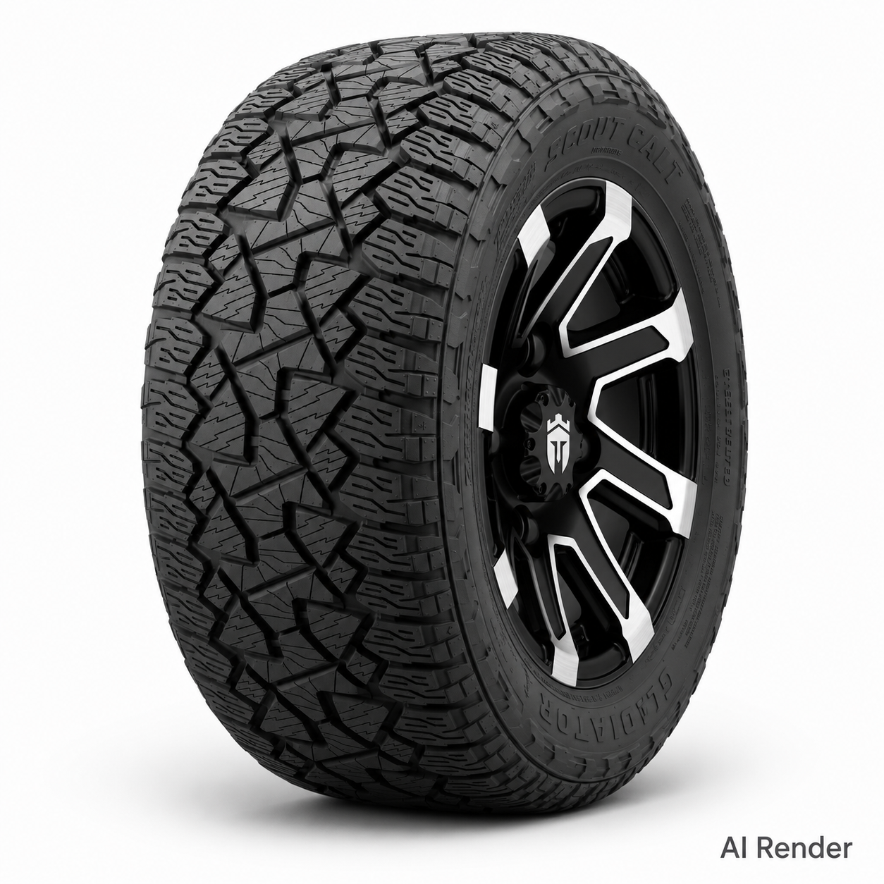 Empire® 10" Blade B10 Wheel with X Comp Golf A/T Tire Package