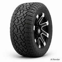 Empire® 10" Blade B10 Wheel with X Comp Golf A/T Tire Package