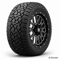 Empire 15" Knight K2 Gloss Black Wheel & X Comp X/T Tire Package