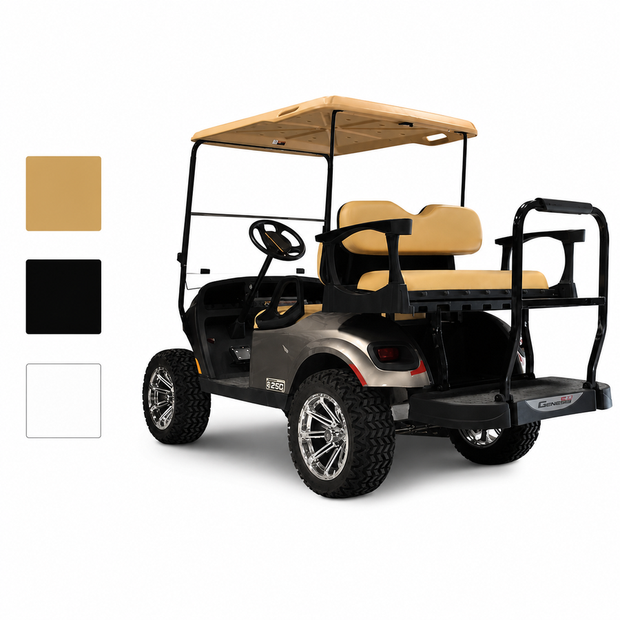 Madjax G250 Steel Rear Seat Kit w/ Cushions for EZGO TXT