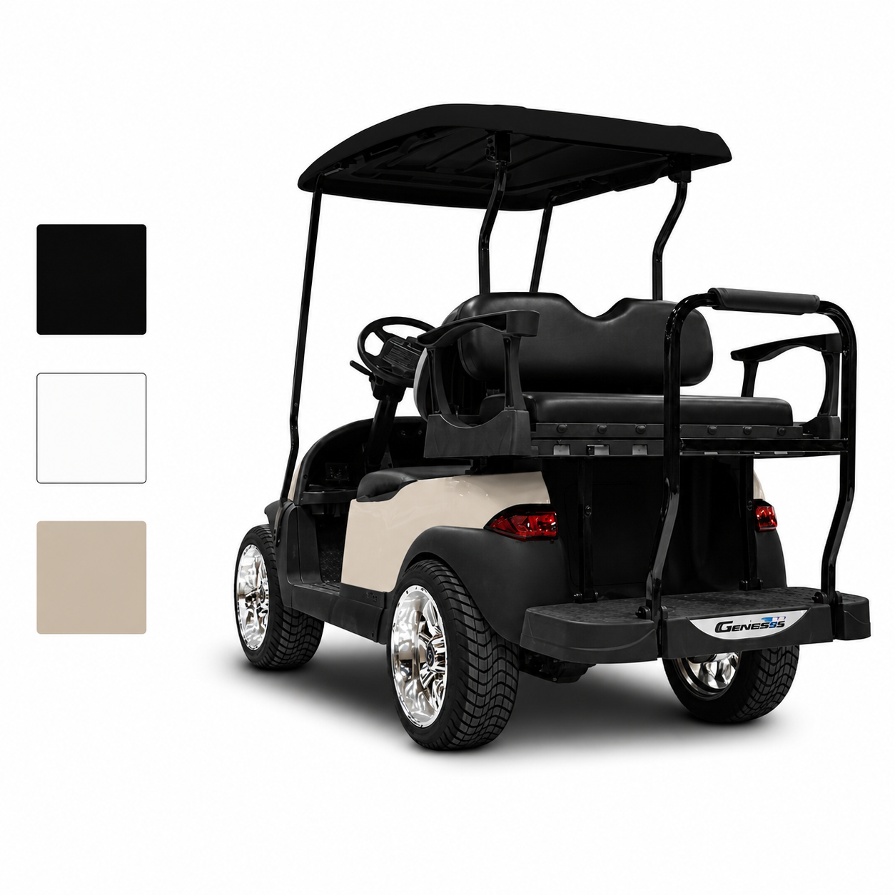 Madjax G250 Steel Rear Seat Kit w/ Cushions for Club Car Precedent