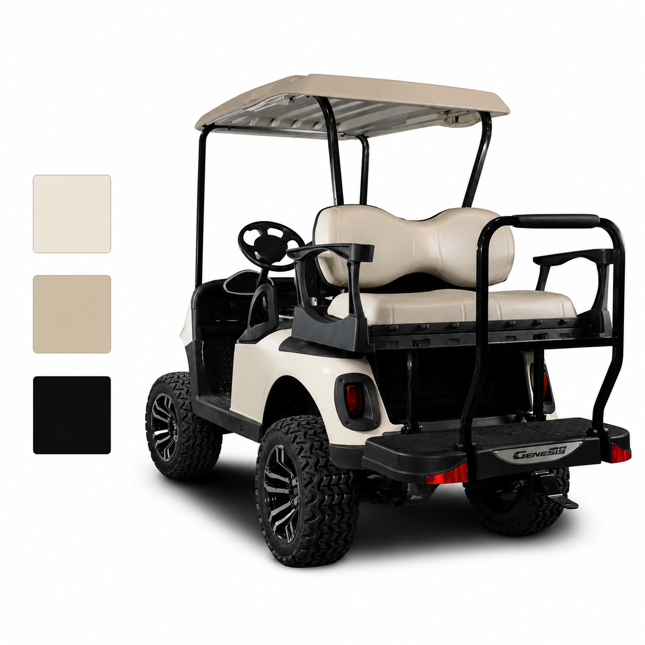 Madjax G300 Alum Rear Seat Kit w/ Cushions for E-Z-Go RXV