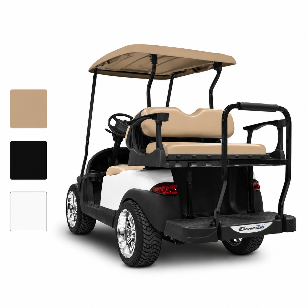 Madjax G300 Alum Rear Seat Kit w/ Cushions for E-Z-Go TXT