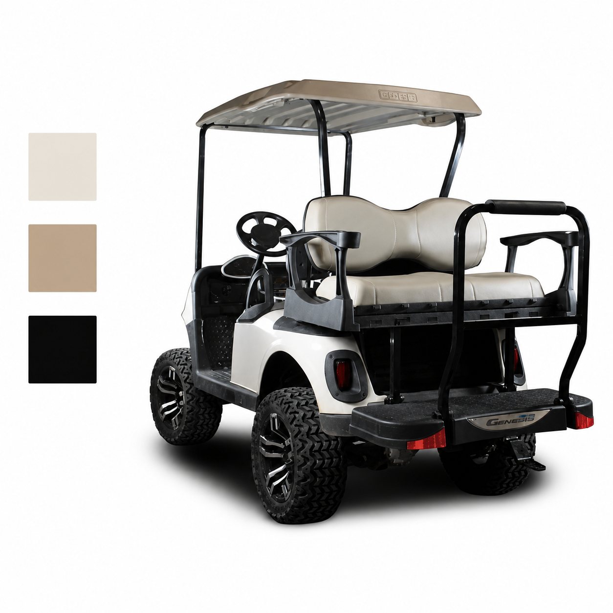 Madjax G250 Steel Rear Seat Kit w/ Cushions for EZGO RXV