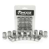 MODZ Golf Cart Lug Nuts - Pack of 16 Standard (1/2" -20) Chrome