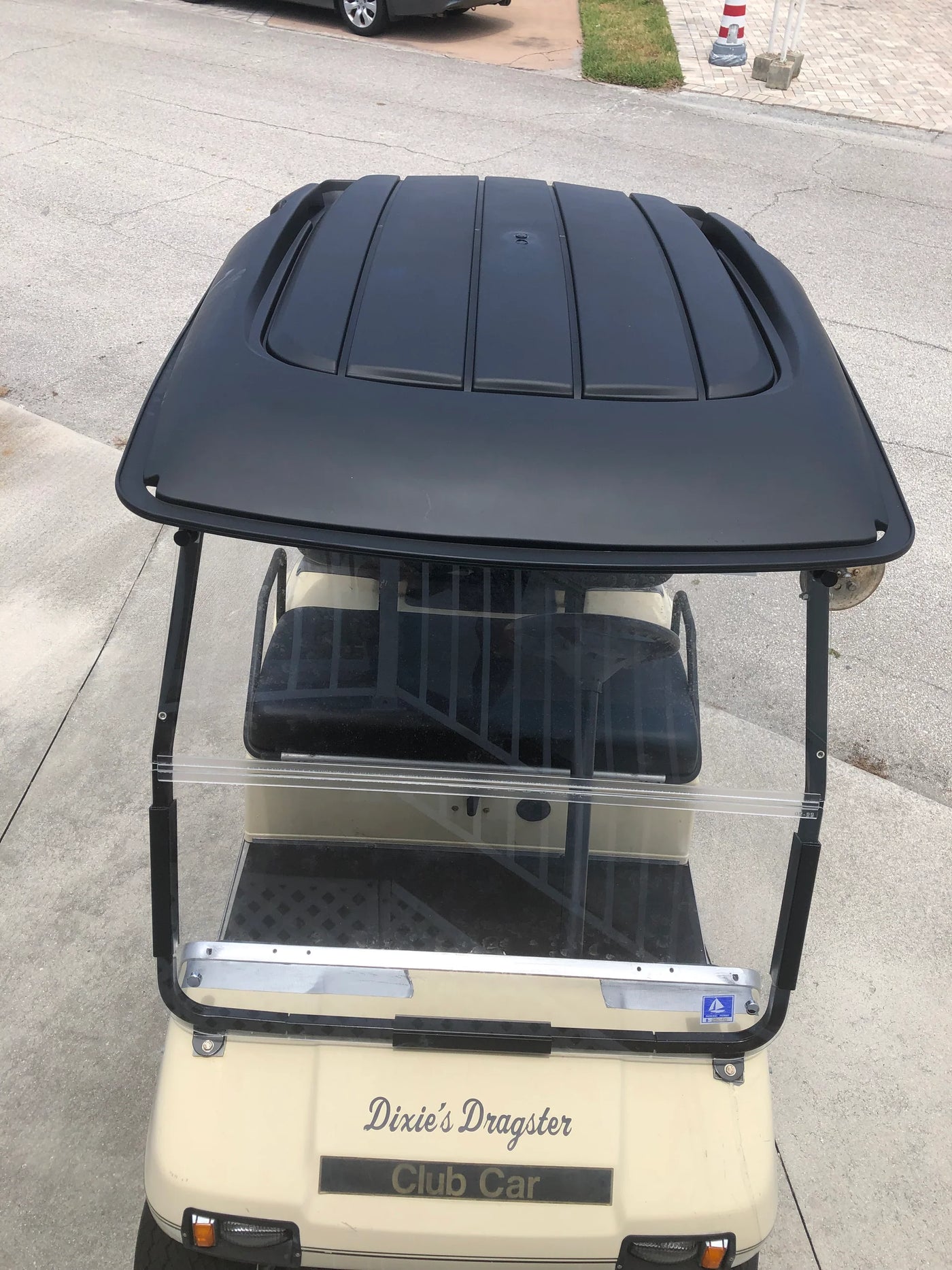 RHOX 54" Top, Black, Club Car DS (2000 – Up)