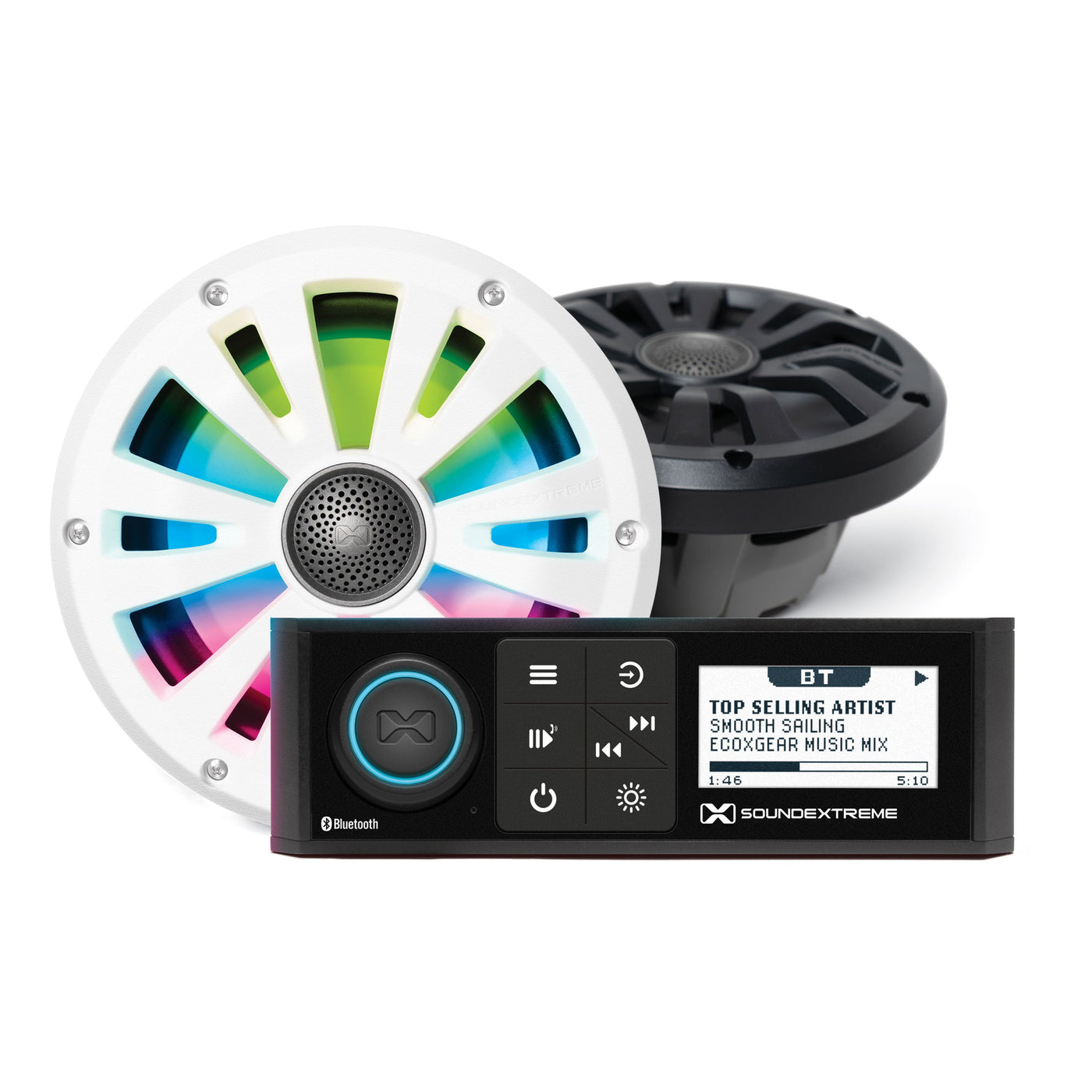 Marine DIN Radio 6.5" Speaker Kit