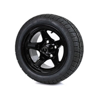MODZ Drift 12x7 Glossy Black & Gladiator Golf A/P Tire Combo