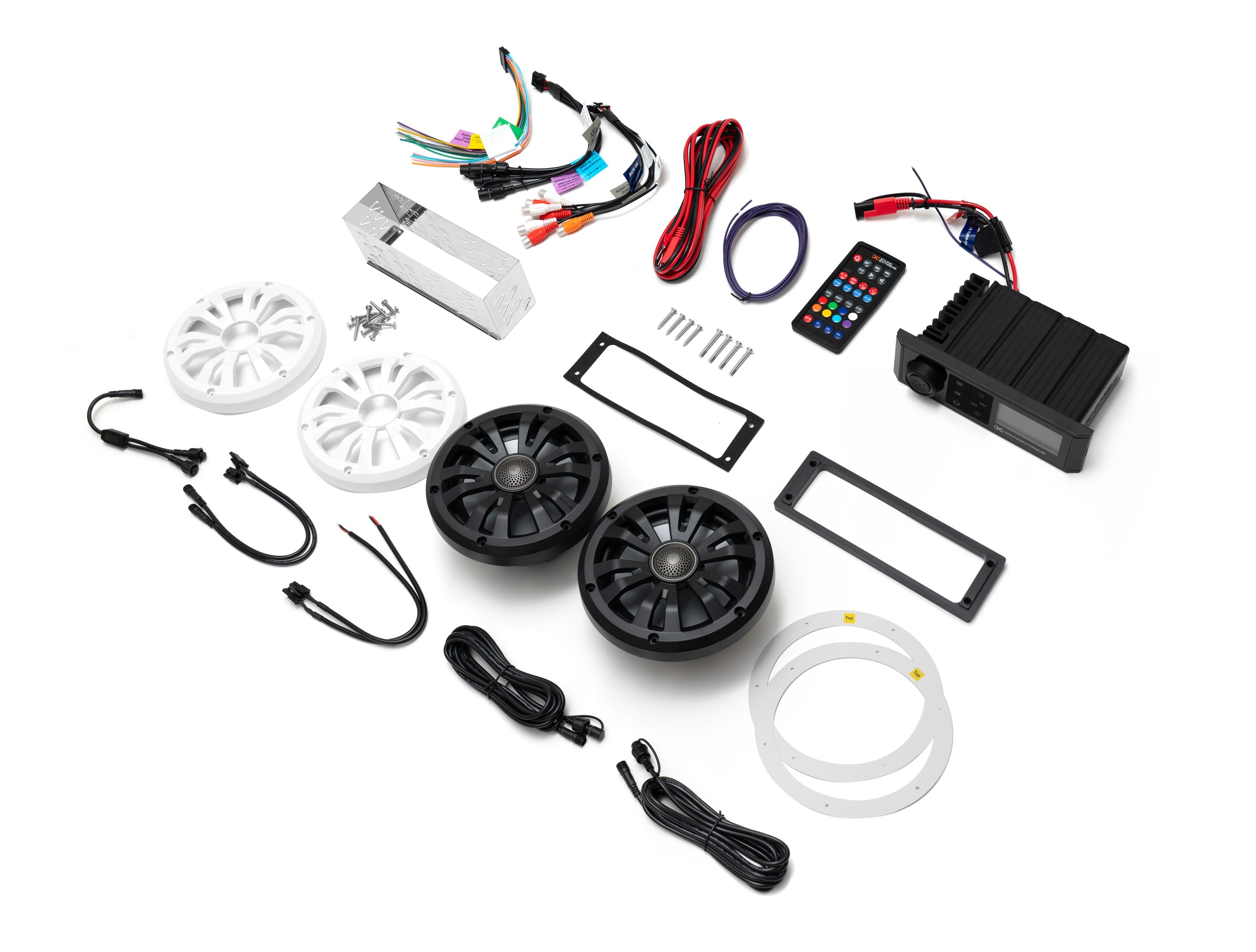 Marine DIN Radio 6.5" Speaker Kit