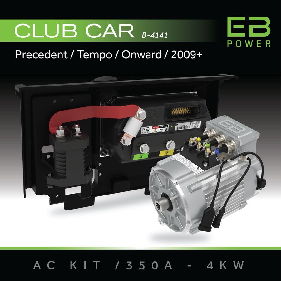 EB Power AC Kit / 350A + 4kW (GREAT TORQUE) / Club Car Precedent/Tempo/Onward / 2009+