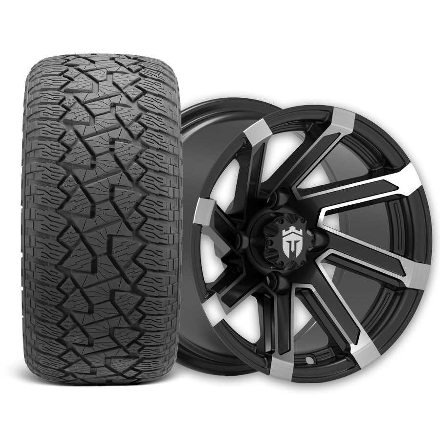 Empire Blade B12 12x7 Wheel with X Comp Golf A/T Tire