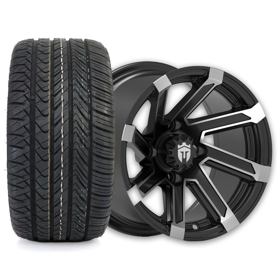 Empire Blade B12 12x7 Wheel with X Comp Golf H/T Tire