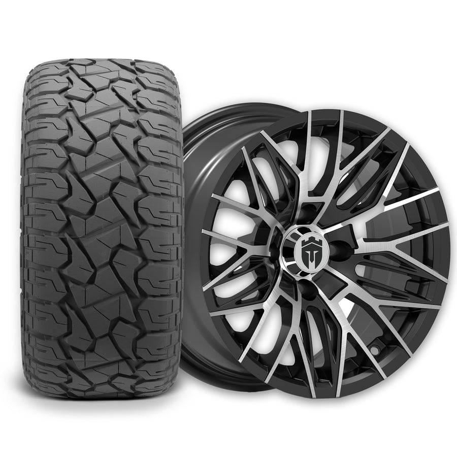 Empire Diablo D3B 14x7 Wheel with X Comp Golf X/T Tire