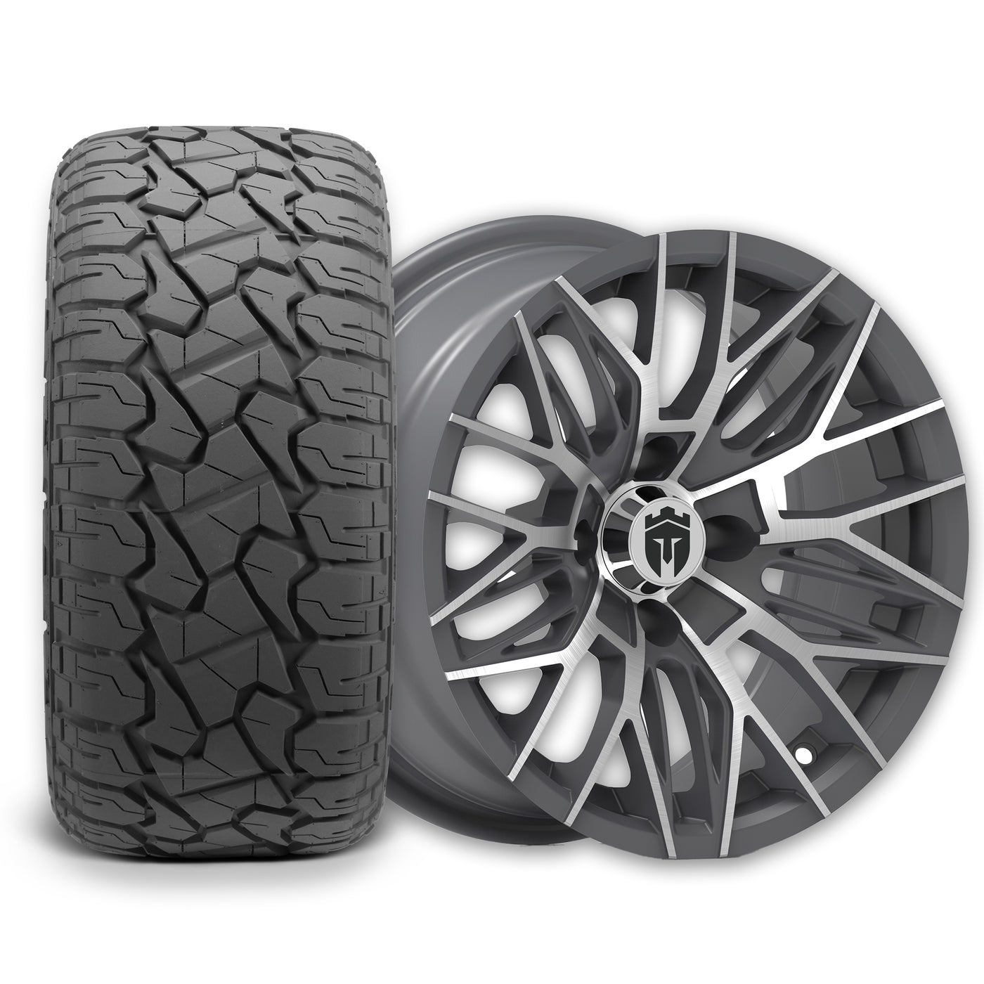 Empire Diablo DGRY 14x7 Wheel with X Comp X/T Tire