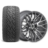 Empire Diablo DGRY 14x7 Wheel with X Comp A/T Tire