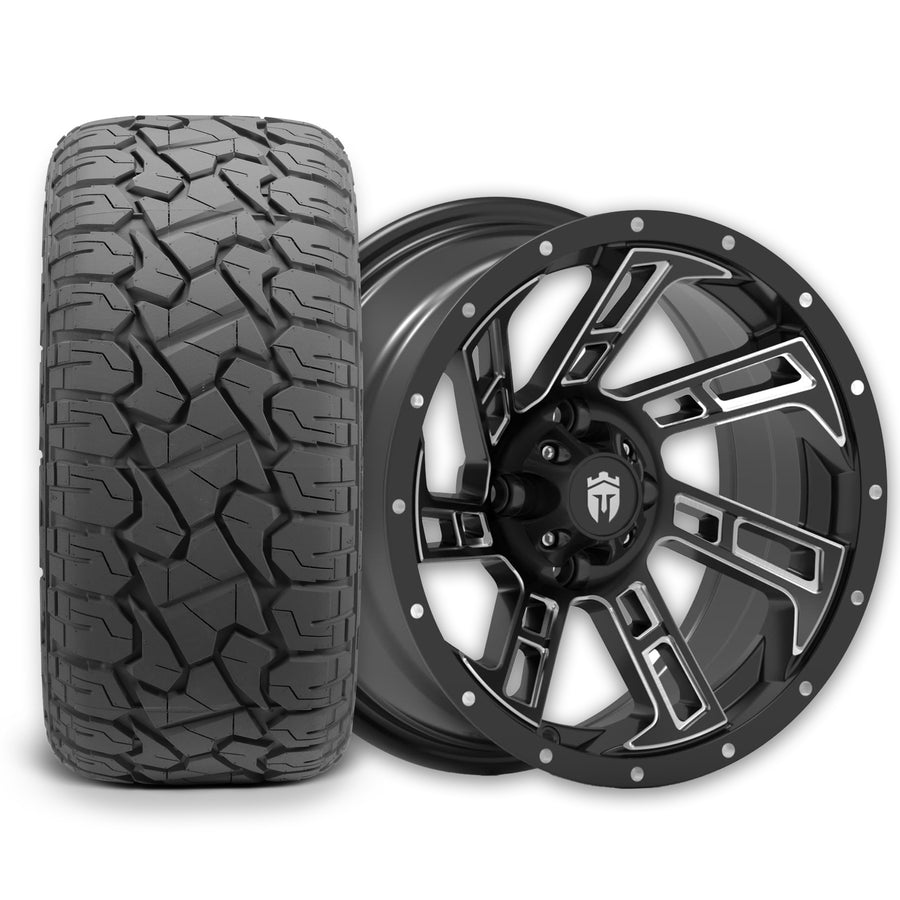 Empire Hook HK2 14x7 Wheel with X Comp Golf X/T Tire