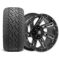 Empire Hook HK2 14x7 Wheel with X Comp Golf A/T Tire