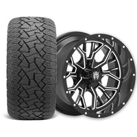 Empire Outlaw O2 14x7 Gloss Black Wheel with X Comp A/T Tire