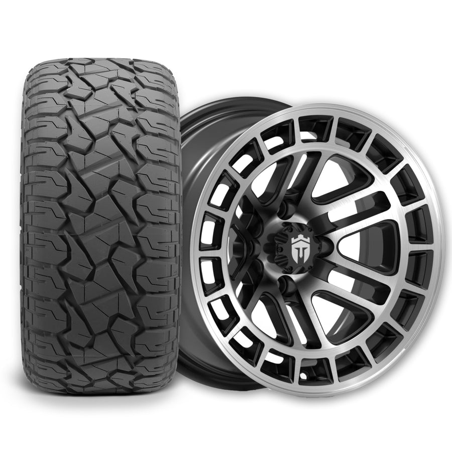 Empire Quest Q1 14x7 Wheel with X Comp Golf X/T Tire