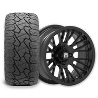 Empire Switch SWGB 14x7 Gloss Black with X Comp Golf X/T Tire