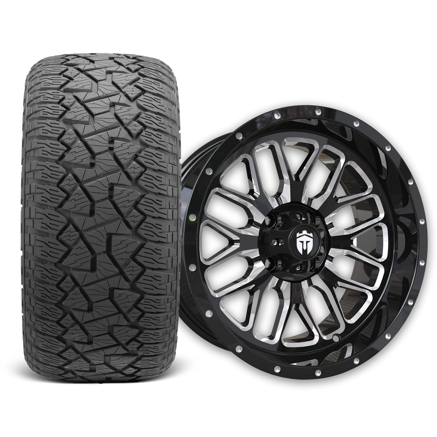 Empire Crown C2 15x7 Wheel with X Comp Golf A/T Tire