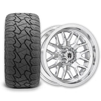 Empire Crown C4 15x7 Chrome Wheel with X Comp X/T 23x10R15 Tire