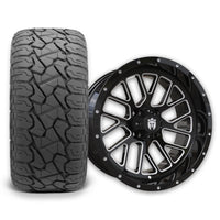 Empire Knight K2 15x7 Gloss Black Wheel with X Comp X/T Tire