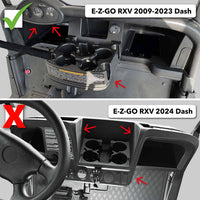 E-Z-GO RXV Dash Mat - Fits RXV Trims (2009 - 2023.5) - PRO Series