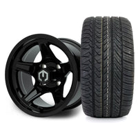 MODZ Drift 12x7 Glossy Black & X Comp H/T Tire Package