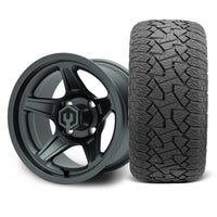 MODZ Drift 12x7 Gunmetal & X Comp A/T Tire Package