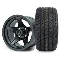 MODZ Drift 12x7 Gunmetal & X Comp H/T Tire Package