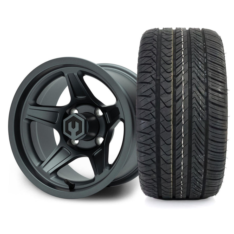 MODZ Drift 12x7 Gunmetal & X Comp H/T Tire Combo