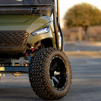 MODZ® Assault 12x7 Glossy Black Golf Cart Wheel