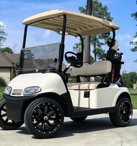 MODZ® Assault 12x7 Glossy Black Golf Cart Wheel