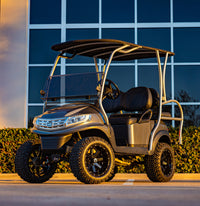 MODZ® Assault 12x7 Glossy Black Golf Cart Wheel