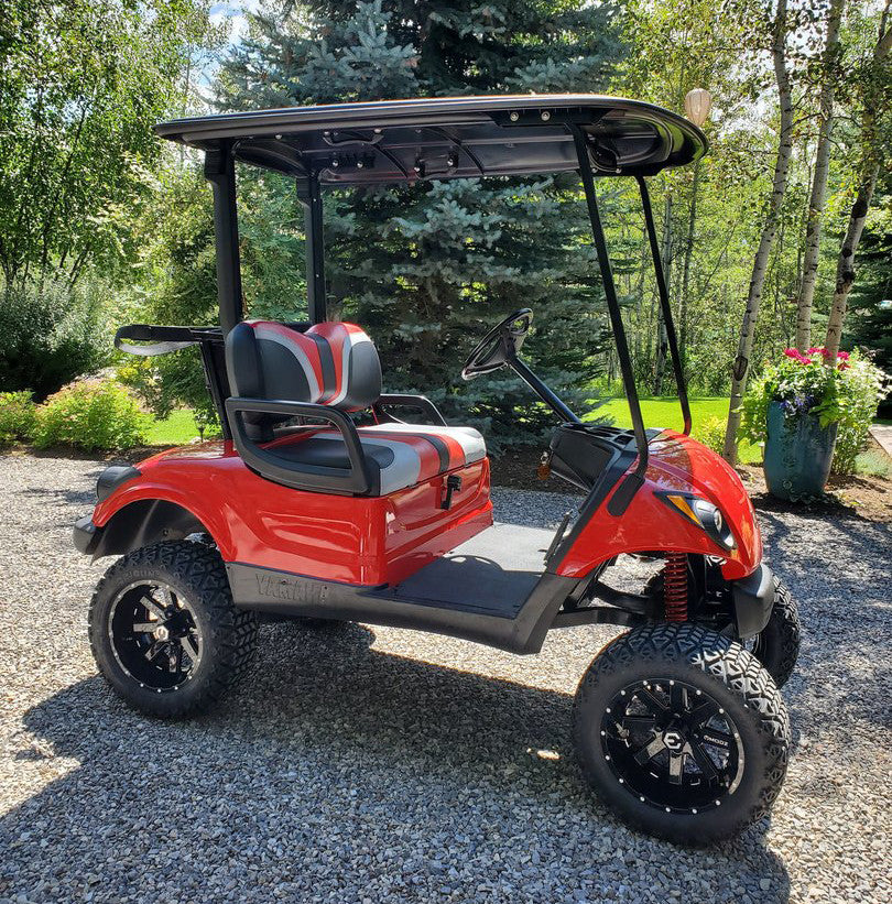 MODZ® Assault 12x7 Glossy Black Golf Cart Wheel