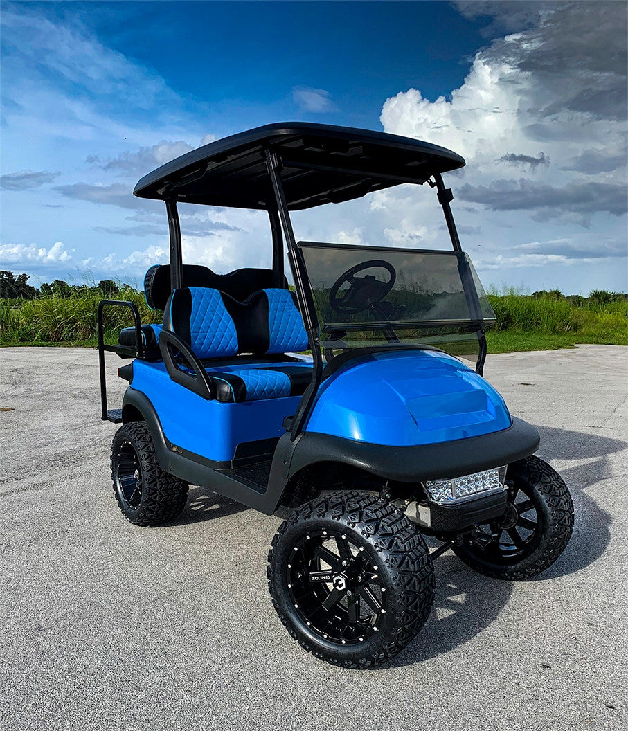 MODZ® Assault 12x7 Glossy Black Golf Cart Wheel