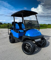 MODZ® Assault 12x7 Glossy Black Golf Cart Wheel