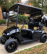 MODZ® Assault 12x7 Glossy Black Golf Cart Wheel