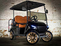 MODZ® Bomber 12x7 Matte Bronze Golf Cart Wheel