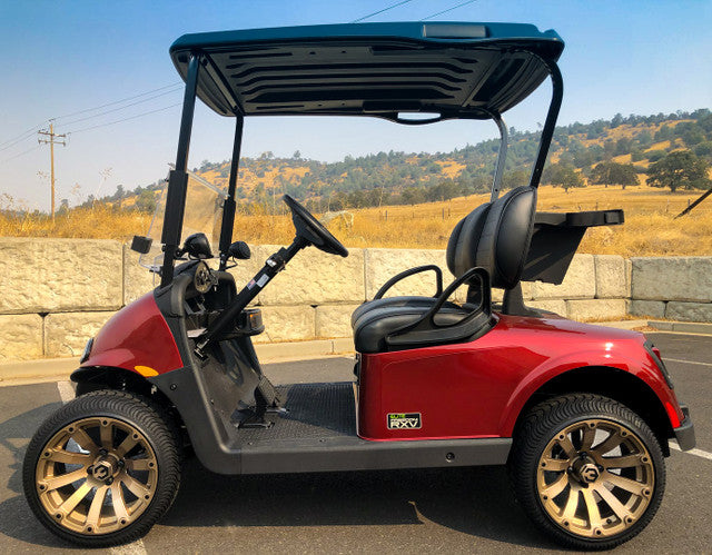 MODZ® Bomber 12x7 Matte Bronze Golf Cart Wheel