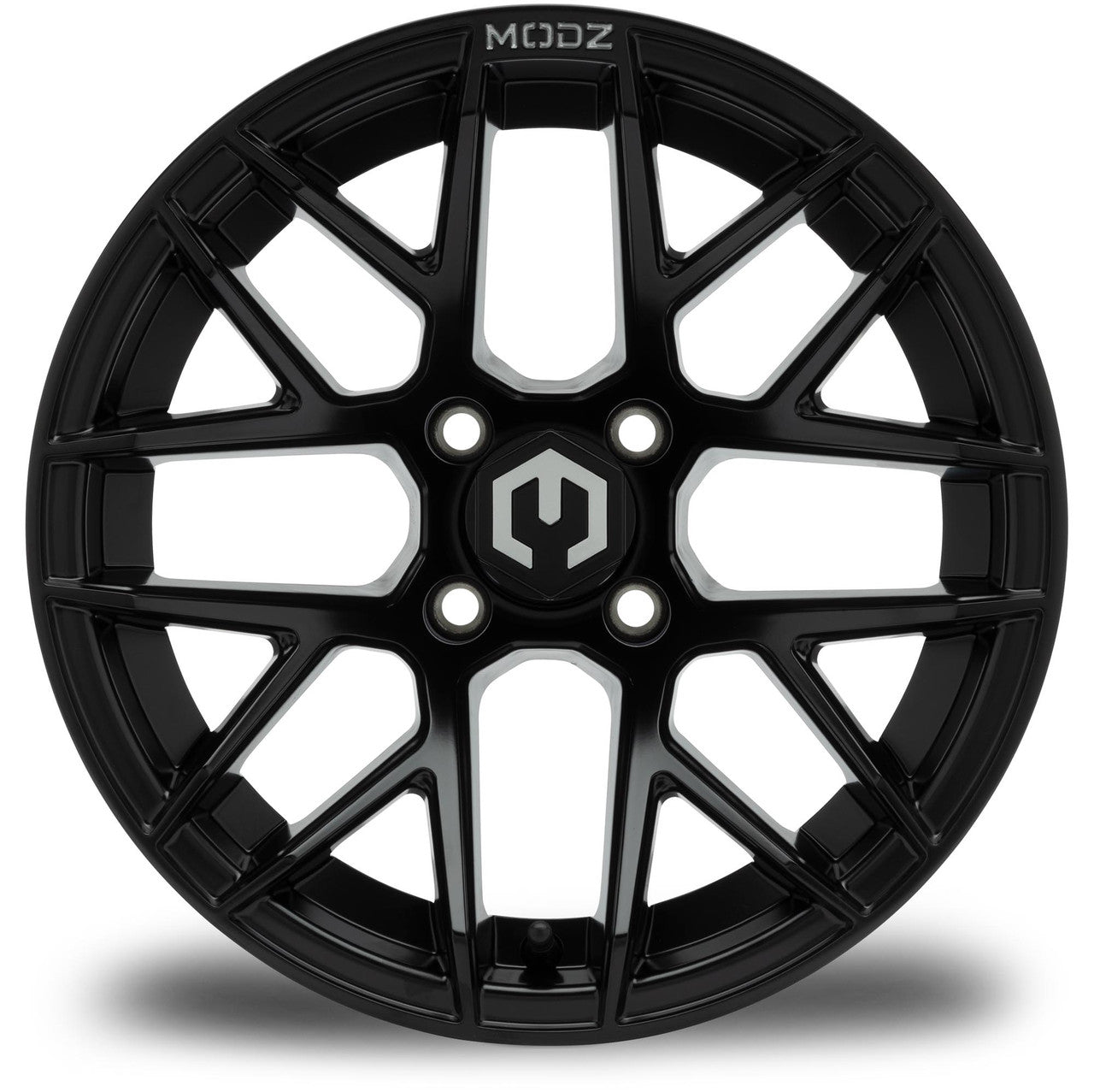 MODZ® Matrix 14x7 Matte Black Golf Cart Wheel