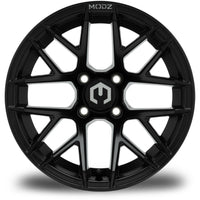 MODZ® Matrix 14x7 Matte Black Golf Cart Wheel