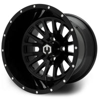 MODZ® 14x10 Assassin Glossy Black Golf Cart Wheel