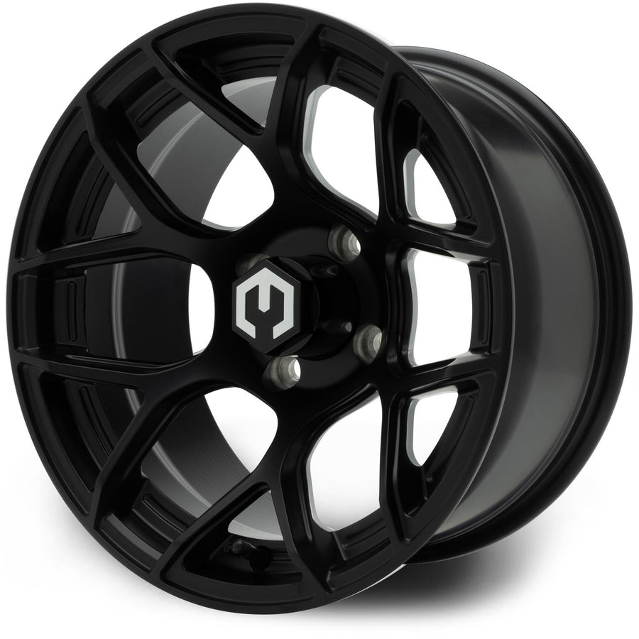 MODZ® Renegade 14x7 Matte Black Golf Cart Wheel