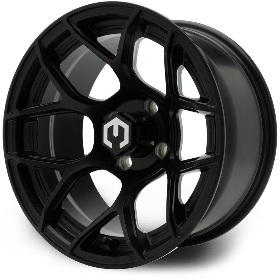 MODZ® Renegade 14x7 Matte Black Golf Cart Wheel