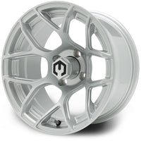 MODZ® Renegade 14x7 Silver Golf Cart Wheel