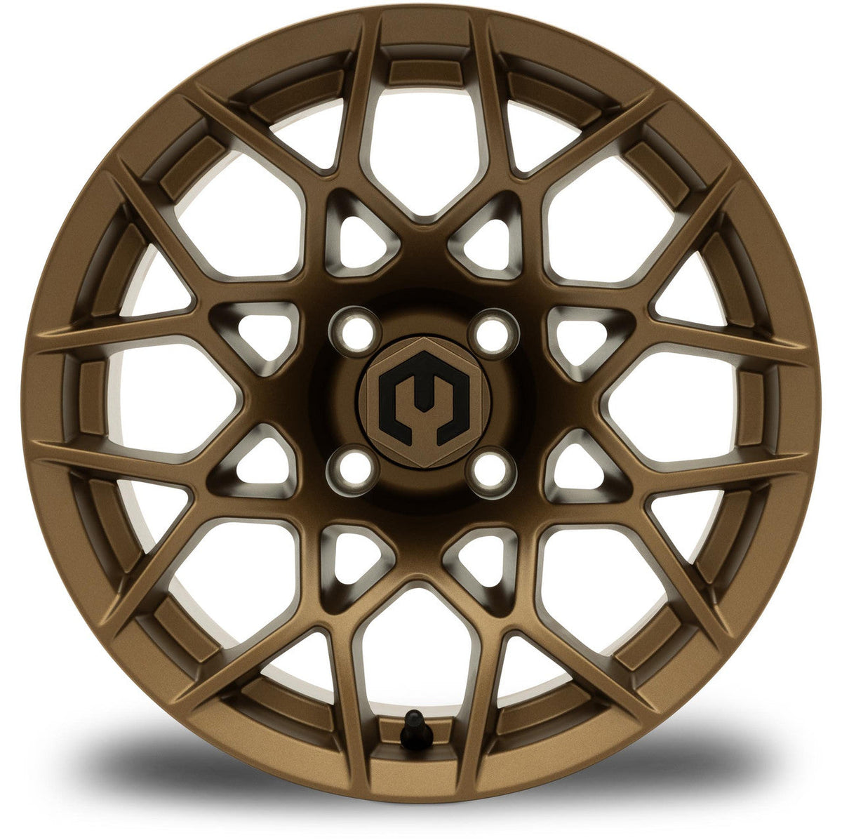 MODZ® Blitz 14x7 Matte Bronze Golf Cart Wheel